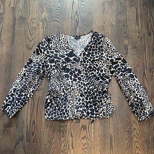 Who What Wear Peplum Top